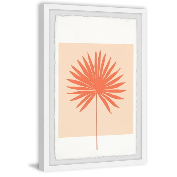 Marmont Hill Tropical Palm Leaf Framed Painting Print