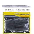 thumbnail image 3 of pitrice 6pcs/set 14cm Earthworm Fishing Soft Lure Arrificial Worm Plastic Freshwater Fish Fake Bait, 3 of 8