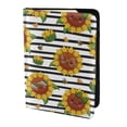 thumbnail image 2 of Rateoe Cute Sunflowers Pattern Passport Holder Wallet Leather Mulit-purpose Travel Wallet Credit Cards Case ,Passport Cover for Women Men-6.5 in, 2 of 5