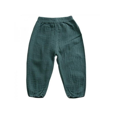 

Ropalia Baby Cotton Loose Harem Pants Boys Girls Trousers