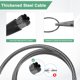 thumbnail image 3 of Cerraduras de puerta Uxcell para cercas exteriores, cerradura de combinación de cable de acero de 11.81IN [Color pistola], 3 of 7