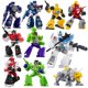 thumbnail image 4 of 1/9 piezas de bloques de construcción de Transformers, juguetes de empalme de robots para niños, figuras de acción Soundwave Bumblebee Ultra Magnus Sideswipe, 4 of 5