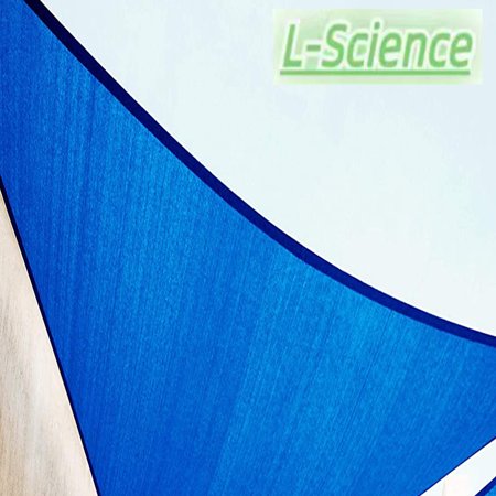 Right Triangle Sun Shade Sail Canopy Mesh Fabric UV Block - Commercial Heavy Duty - 190 GSM