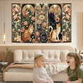 thumbnail image 3 of Gojian Boho Hippie Wall Tapestry for Bedroom Aesthetic, Indian Bohemian Tapestries Art Decor, Vintage Orange Mandala Floral Cool Vertical Wall Hanging for Living Room Dorm, 3 of 6