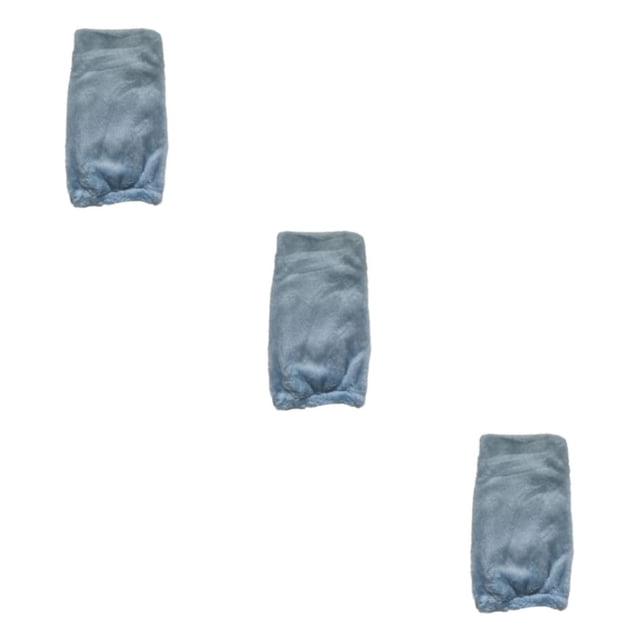 Youkk Warmth And Style Combined In Plush Over Knee Socks Wide Application Gift Idea light blue 3Set
