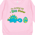thumbnail image 3 of Inktastic Happy Dinosaur Future Big Sister Toddler Sweatshirt, 3 of 4