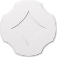 thumbnail image 1 of Ekena Millwork CMP34PL-01000 34 in. OD x 1 in. ID Square Percival Architectural Grade PVC Contemporary Ceiling Medallion, 1 of 1