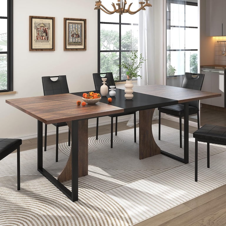Chvans 70.9" Farmhouse Dining Table for 6-8 People photo 7