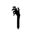 thumbnail image 2 of 5 Pcs Black Acrylic Skeleton Hand Yard Stakes, Halloween Creepy Ground Insert Decor for Garden Graveyard Outdoor Party Decoration, 2 of 7