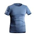 thumbnail image 2 of sususu T Shirts for Men Short Sleeve Pack Crewneck Cotton Blend Tee Shirt Loose Fit Undershirt Tee Tops Bulk Summer Trendy Athletic Short Sleeve Sky Blue XXXXXL, 2 of 4