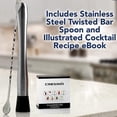 thumbnail image 4 of Versatile Muddler for Cocktails, Bar Spoon Cocktail Mixing Spoon for Mojito Kit, Sturdy Cocktail Muddler with Long Handle for Filling Cocktails with Flavor, 4 of 5