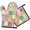 Pioneer Flower Floral Print Pattern-2, variant on Pioneer Flower Floral Print Pattern 1-Pack Oven Mitts Set, Heat Resistant Kitchen Gloves, 7.7" X 12"