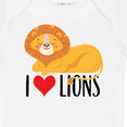thumbnail image 4 of Inktastic I Love Lions Boys or Girls Baby Bodysuit, 4 of 5