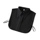 thumbnail image 4 of Cuello falso para mujer, cuello de solapa chal para prendas de vestir, uniformes formales, blusas, ropa Negro con botón, 4 of 9