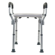 Essential Medical Supply Adjustable Molded Shower Bench with Arms
