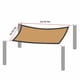 thumbnail image 3 of Toldo rectangular para patio, jardín o piscina – Toldo exterior de HDPE transpirable que bloquea el sol., 3 of 6