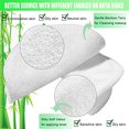 thumbnail image 2 of Almohadillas desmaquillantes de bambú (paquete de 16), almohadillas de algodón orgánico reutilizables con bolsa de lavandería, limpiador facial lavable, 2 of 5