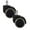 Black 2PCS, variant on 4/2/1pcs Chair Casters Wheels, Standard Size Silent Computer Chair Wheels, Stem Wheel Replacements, Heavy-Duty Caster Suitable for Hardwood Floors and Carpet