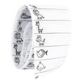 thumbnail image 1 of 100X de Prendas Personalizadas Uniformes Escolares Etiquetas de Ropa Gloria Dibujos Animados de Parches de Coser, 1 of 8