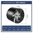 thumbnail image 2 of 6 Inch Super Suction Mute Exhaust Fan Kitchen Toilet Bathroom Window Fans Air Vent Fan Duct Ceiling Ventilation Blower Fans ,Durability and Easy Installation, 2 of 6