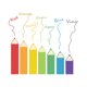 thumbnail image 1 of 2 pieces of colorful crayon wall sticker for kids room wall decoration, 1 of 5