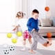 thumbnail image 3 of minipelotas deportivas antiestrés para aliviar la ansiedad, de espuma pequeña, para fútbol, béisbol, baloncesto, tenis, fútbol, pelota elástica para niños, juguete sensorial., 3 of 8