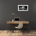 thumbnail image 3 of Lowe, Jet 18x11 White Modern Wood Framed Museum Art Print Titled - Brooklyn Bridge at Night, 3 of 4