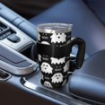 thumbnail image 5 of 40oz Tumbler,Cute Halloween Ghost Pattern Insulated Tumblers with Removable Handle,Stainless Steel Double Vacuum Coffee Tumbler Cup with Straw for Home,Office,Travel,Party, 5 of 5