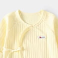 thumbnail image 4 of CAUYDY Preemie Girls Pajamas Baby Clothes Fall Winter Newborn Long Sleeve Bodysuit Infant Girl Romper Toddler One-Pieces 0 3 6 9 Months 1T 2T Sizes 0-1 Months,Yellow, 4 of 4