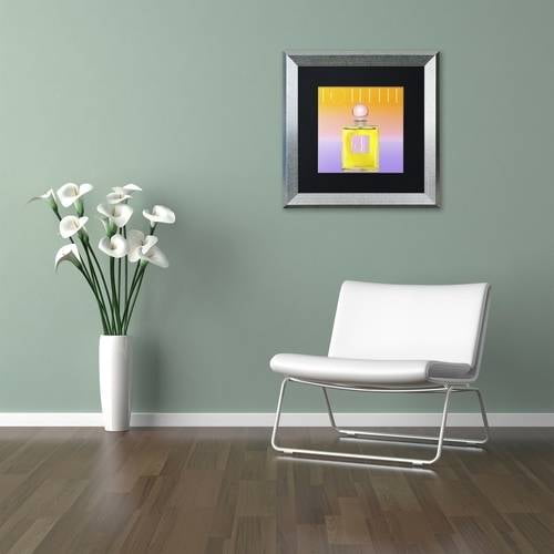Trademark Fine Art "Colored Scents II" Canvas Art by Color Bakery Black Matte, Silver Frame