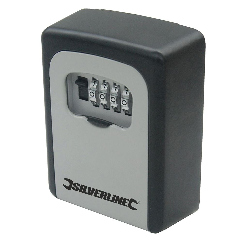 Silverline - Key Safe Wall-Mounted - 121 x 83 x 40mm - Walmart.com