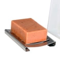 thumbnail image 3 of Jabonera rectangular de cerámica de acero inoxidable, 276 g, color blanco, 3 of 3