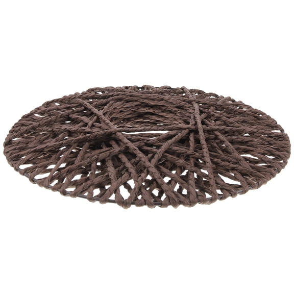 Rattan Wall Basket Decoration Disc Flower Art Hanging Handmade DIY Home Pendant