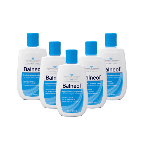 Balneol Hygienic Cleansing Lotion 3 oz (Pack of 5)