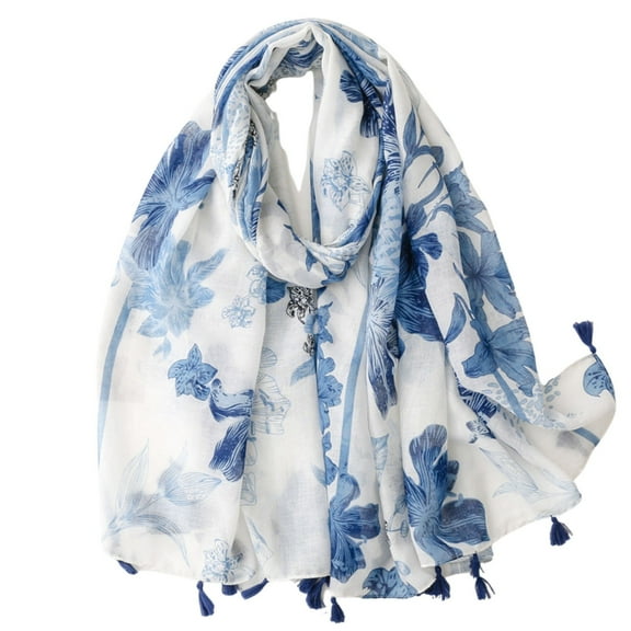 Yuanlong Winter Scarves Poncho Long Open Front Boho Print Scarf Capes With Tassel Outing Neckwear Ladies fashion Shawl