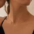 thumbnail image 5 of YongCo Fashionable 2 Layered Necklace With Rectangular Pendant And December Stone Designs for Daily Wear Dates Parties, 5 of 20