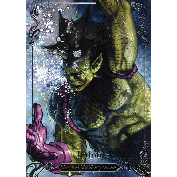 Marvel 2018 Marvel Masterpieces Triton 910/1999 Trading Card #13 (Upper Deck)