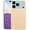 Gold, variant on REQO Phone Case for iPhone 17 Pro Clear Glitter, Cute Slim for iPhone 17 Pro Case Bling Aesthetic Women Girls Shockproof Protective Cover, Soft TPU Bumper & Hard PC Back