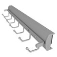 thumbnail image 1 of Rev-A-Shelf Sidelines CSWBRSL-14-SC-1 14 Inch Swivel Belt Rack, Satin Chrome, 1 of 4