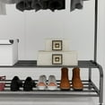 thumbnail image 7 of O'Force Clothing Garment Rack with Shelves, Metal Cloth Hanger Rack Stand Clothes Drying Rack for Hanging Clothes, 7 of 7