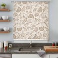 thumbnail image 5 of Khaki Fruit Sheer Curtains 84 Inches Long, Country Retro Floral Botanical Plant Light Filering Curtains, Breathable Simi Curtain Privacy Drapes for Living Room Bedroom Lightweight Window Treatment, 5 of 9