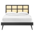 thumbnail image 6 of Platform Bed Frame, Full Size, Wood, Black, Modern Contemporary Urban Design, Bedroom Master Guest Suite, 6 of 9