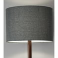 thumbnail image 2 of Walnut Wood Finish Floor Lamp with Simple Cabin Style, 2 of 2