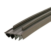 M-D Building Products 67967 36 in. Brown Vinyl Concealed Kerf/Channel Fit Under Door Seal