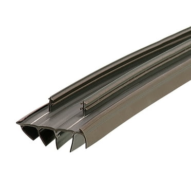 M-D Building Products 67967 36 in. Brown Vinyl Concealed Kerf/Channel Fit Under Door Seal