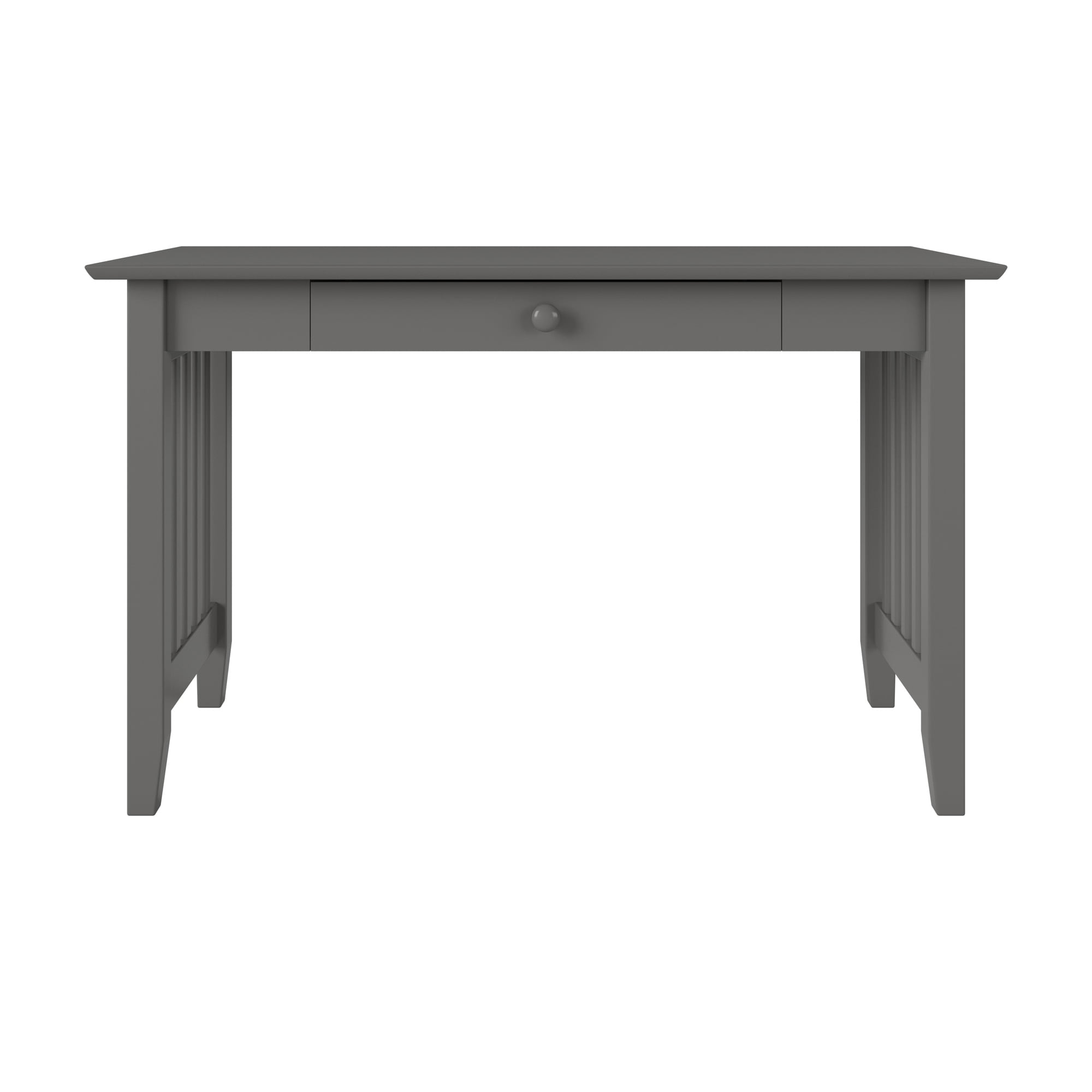 AFI Mission Solid Wood Writing Desk with Drawer, Grey