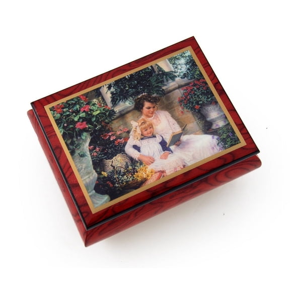 Very Special Radiant Mother Ercolano Music Box - "A Time Together" by Sandra Kuck - A Time For Us (Romeo £ Juliet)