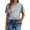 New3-Gray, variant on PNTUTB Valentine's Day Women's Print Fashion Versatile Casual Short Sleeve Crew Neck Loose Comfort T Shirts