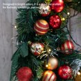 thumbnail image 3 of Billuyoard Paquete de 50 bolas de Navidad para colgar en ambientes festivos, decoraciones para fiestas de invierno, adornos resistentes a la Kits de decoración para fiestas, 3 of 6