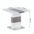 thumbnail image 2 of Canadian Maxwell White and Wenge End Table, 2 of 2